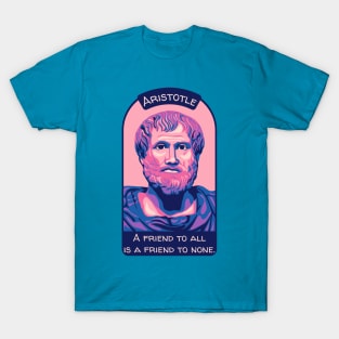 Aristotle Portrait and Quote T-Shirt